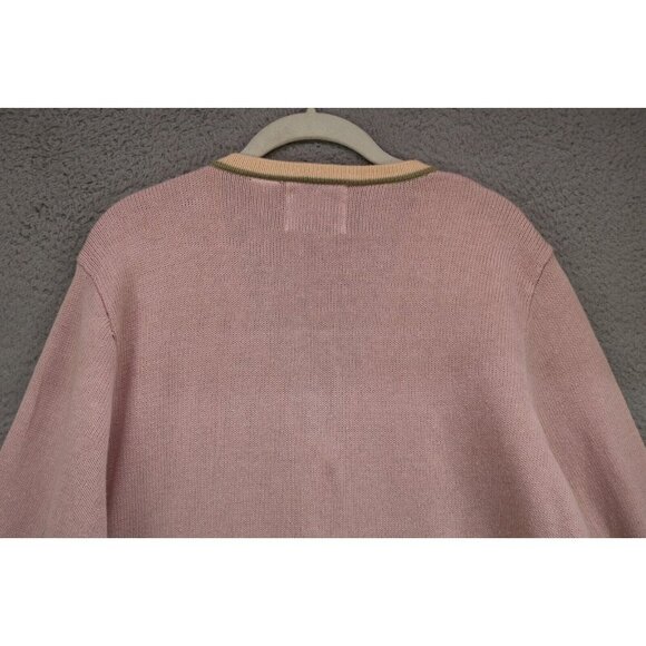 Storybook Knits Vtg. Beaded Embroidered Sweater-Size Large-Grandmacore-Y2K - Picture 12 of 13